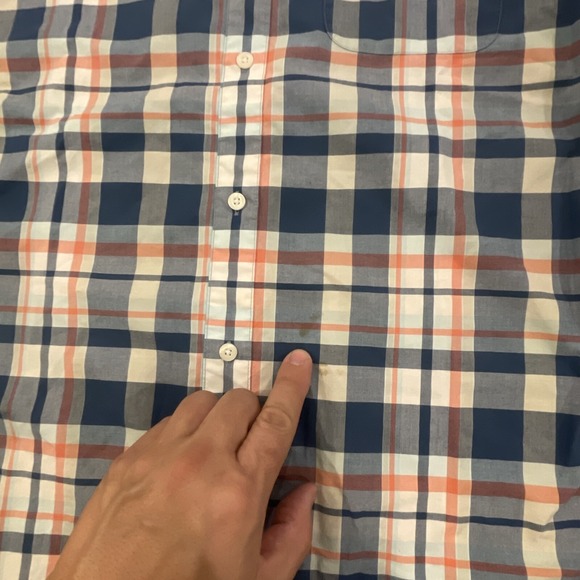 Patagonia Organic Cotton Short Sleeve Button Down Plaid Shirt Adult Medium #669 - Picture 6 of 11